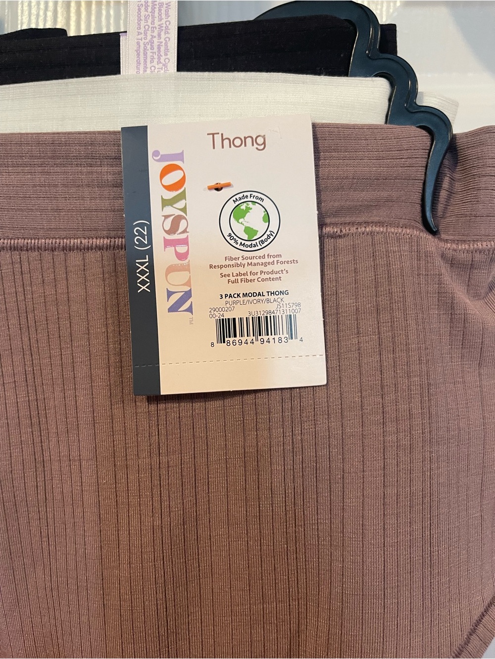 Joyspun Women’s 3XL Thong Underwear NWT